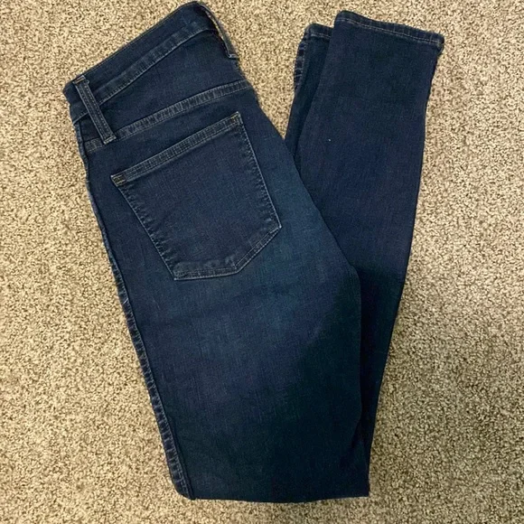 Madewell 10” High-Rise Dark Wash Skinny Jean - Picture 1 of 5